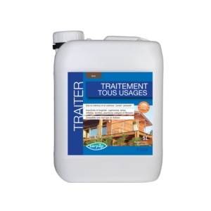 Traitement Bois Tous Usages Insecticide et Fongicide 5 L